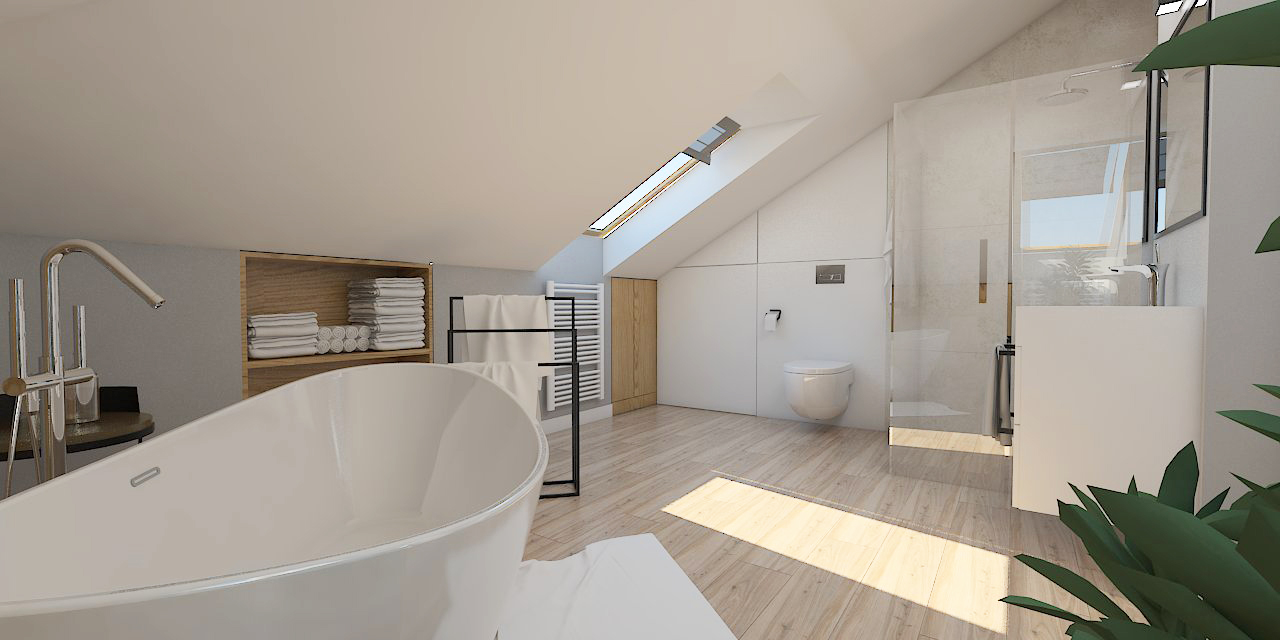 Łazienka poddasze